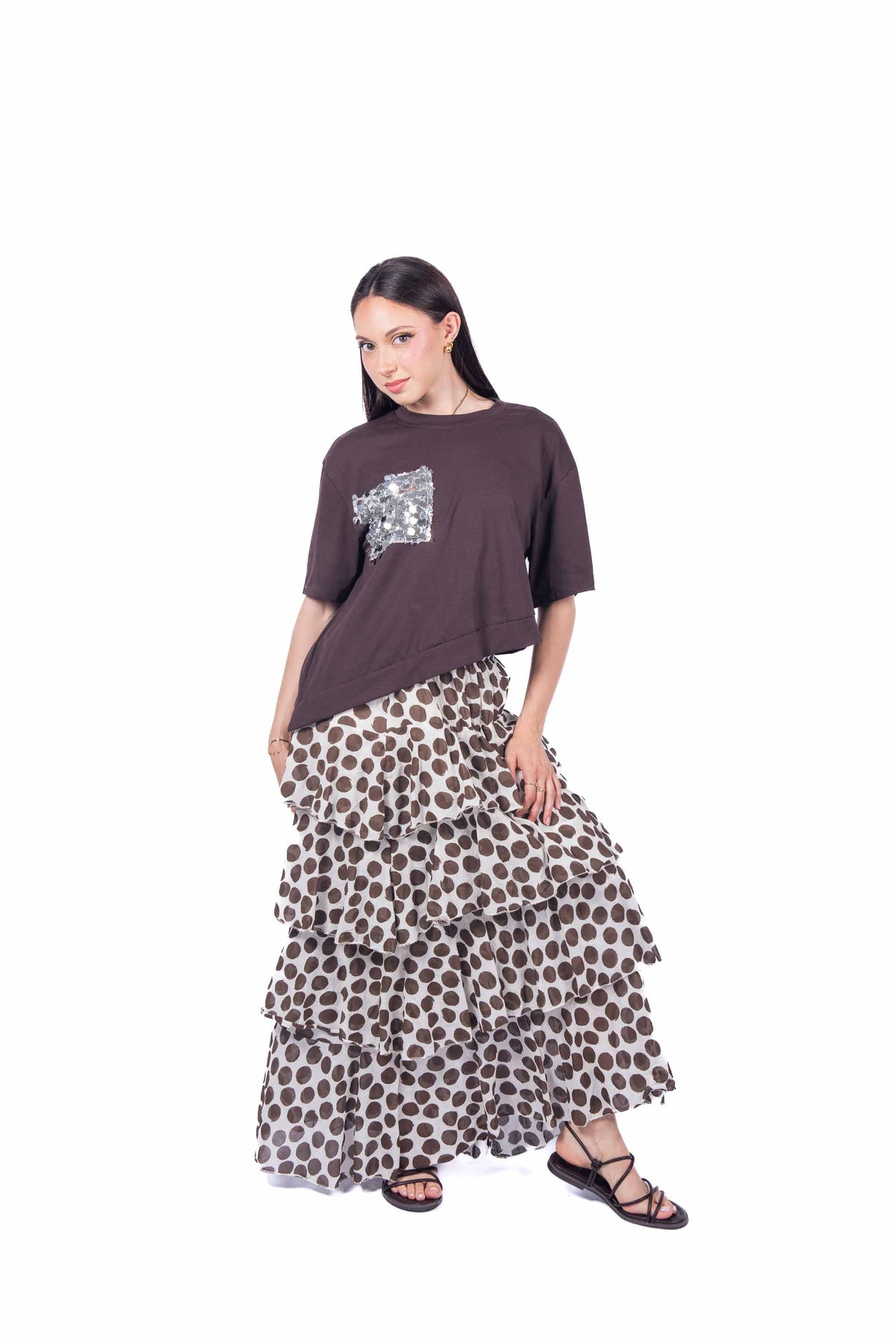 Gonna Midi a Balze Pois donna Miss love - 2