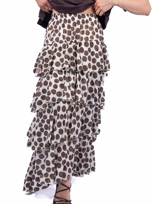 Gonna Midi a Balze Pois da donna Miss love