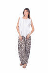 Top con Volant e Texture Rustica donna Miss love - 2