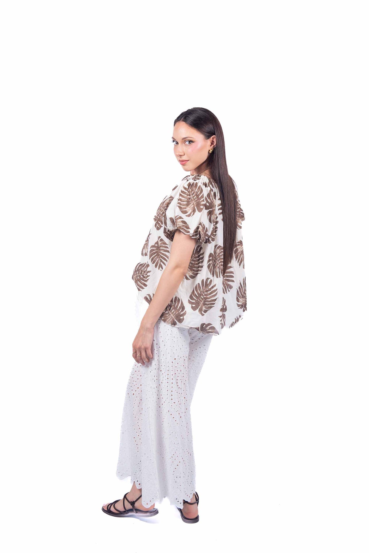Top con Stampa Tropicale donna Miss love - 2