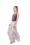 Pantaloni in Lino a Pois donna Miss love - 3