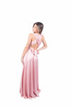 Abito Lungo Satinato Cipria donna Miss love - 5