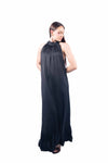 Abito Lungo Halter Nero donna Miss love - 2