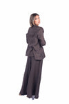 Pantaloni in Lino Cioccolato donna Miss love - 4