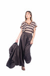Top in Maglia a Righe Lurex donna Miss love - 3