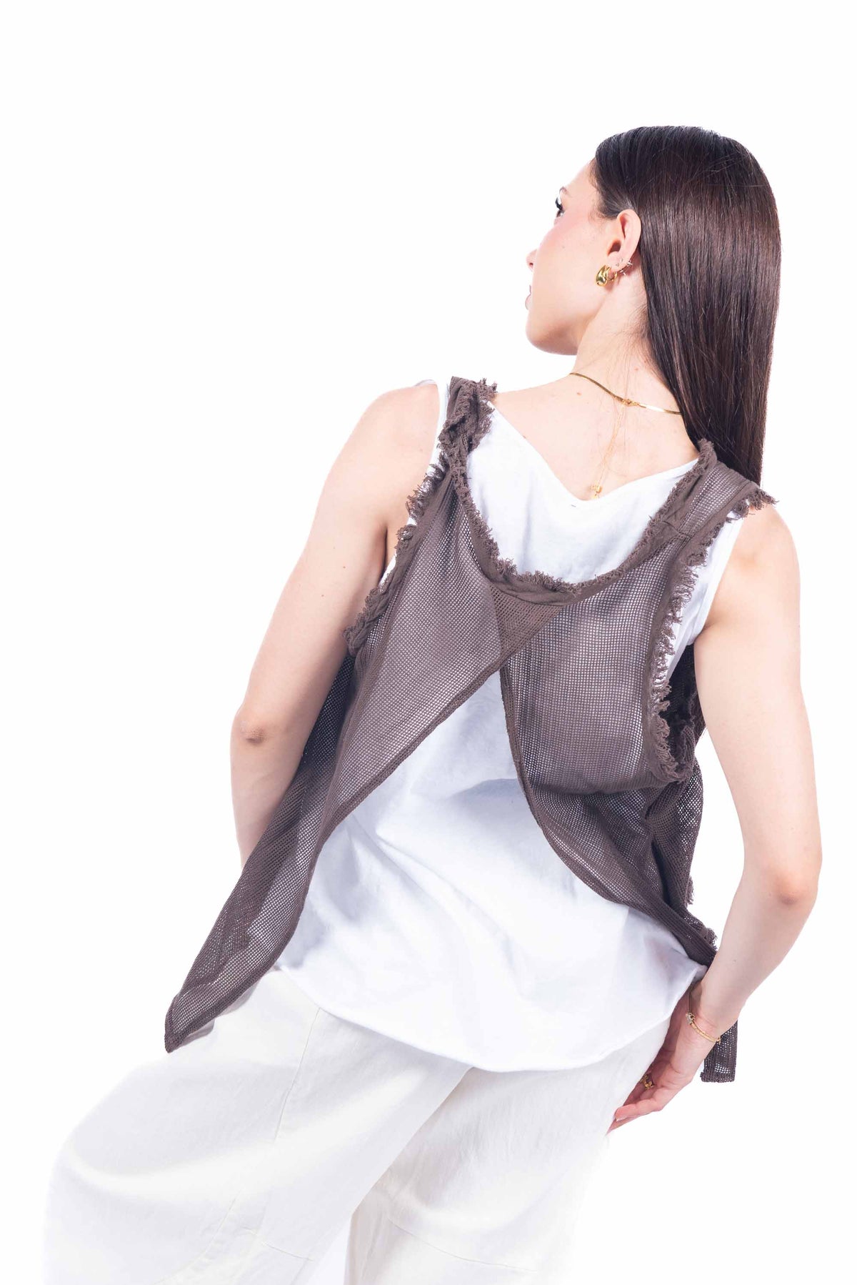 Top Doppio con Frange donna Miss love - 4