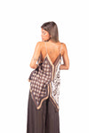 Top Stampato Effetto Seta Asimmetrico donna Miss love - 2