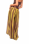 Pantaloni Palazzo a Righe Moro/Verde donna Miss love - 2