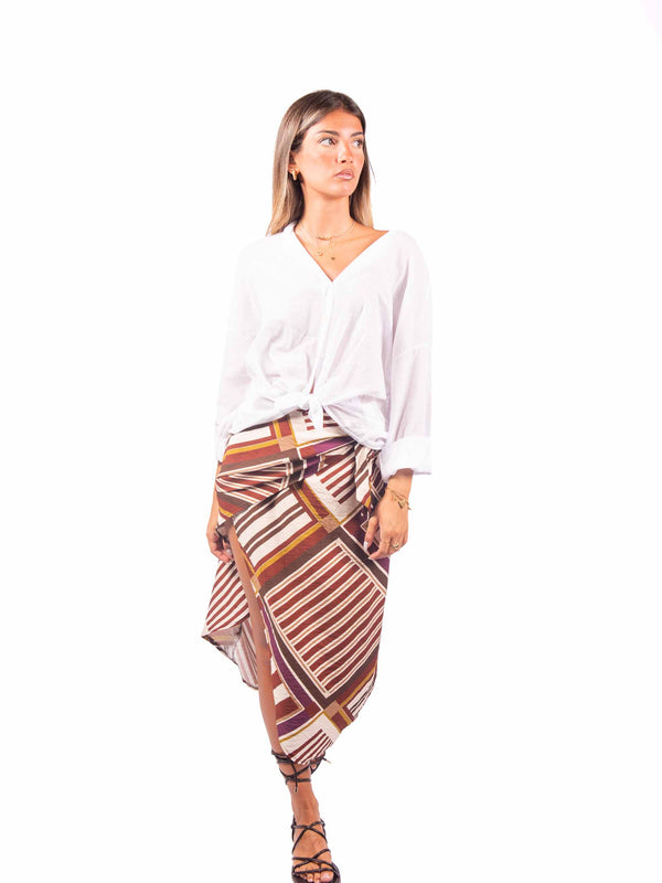 Camicia Effetto Lino da donna Miss love