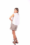 Camicia Smanicata con Ricami donna Miss love - 4
