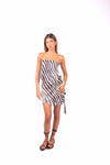 Top Foulard Stampa Zebra donna Miss love - 1