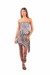 Top Foulard Stampa Zebra donna Miss love - 2