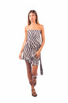 Top Foulard Stampa Zebra donna Miss love - 4