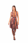 Abito Smanicato Chemisier a Righe donna Miss love - 3