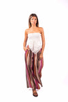 Pantaloni Fluidi a Righe donna Miss love - 1
