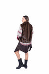 Gilet in Ecopelliccia Marrone donna Miss love - 6