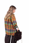 Camicia Oversize Check Multicolor donna Miss love - 5