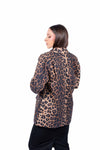 Giacca Blazer Animalier con Applicazione donna Miss love - 4