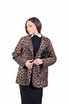Giacca Blazer Animalier con Applicazione donna Miss love - 1