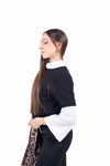 Maglia Maniche Corte in Maglia Nera donna Miss love - 2