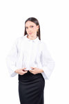 Camicia Oversize Bianca donna Miss love - 1