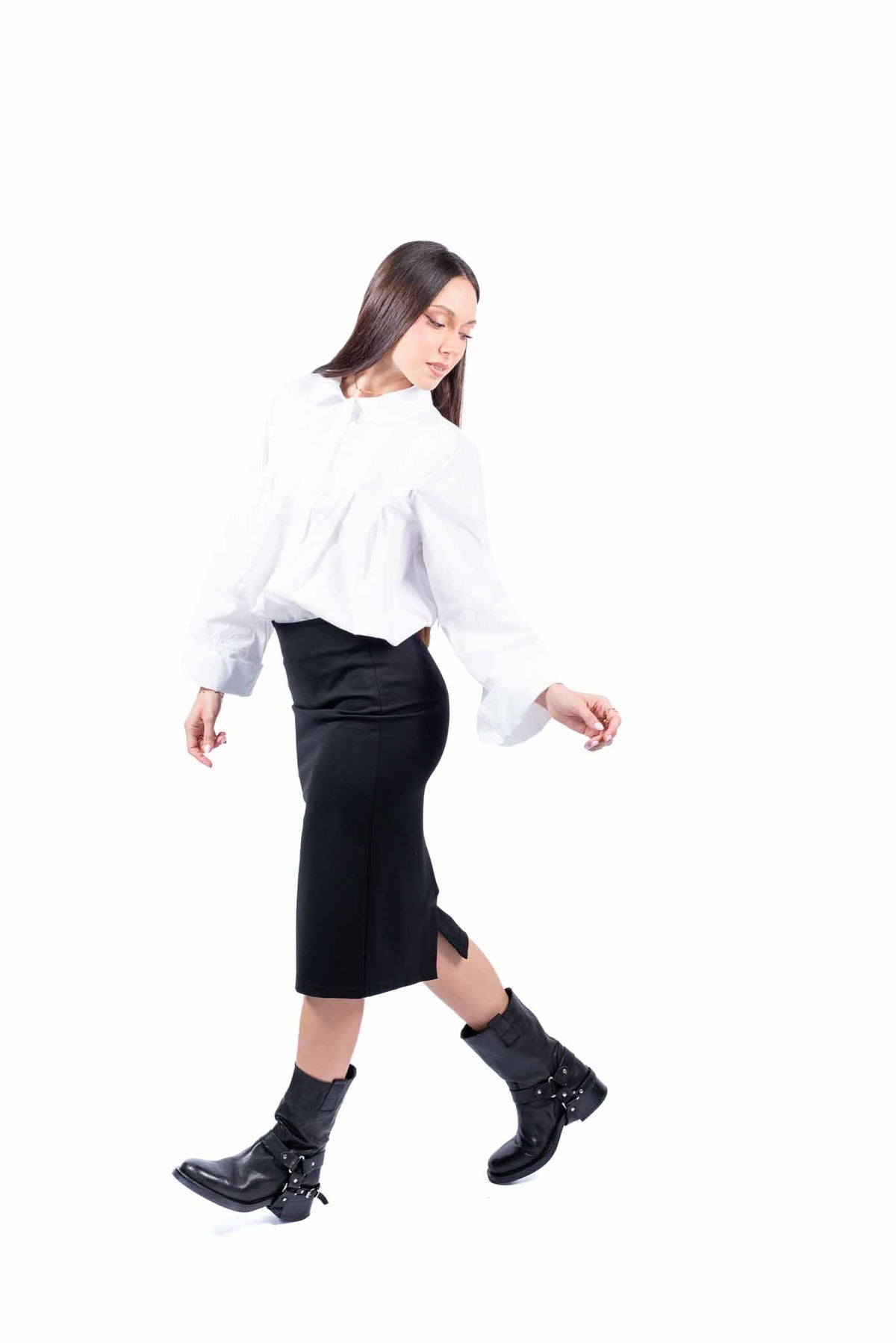 Camicia Oversize Bianca donna Miss love - 4