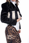 Borsa Tracolla a Righe Bianco/Nero donna Miss love - 3