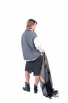 Gilet in Maglia Grigio donna Miss love - 4