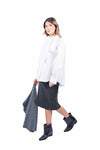 Camicia Oversize Bianca con Maxi Fiocco donna Miss love - 5