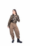 Camicia in Misto Cashmere a Stampa Camouflage donna Miss love - 5