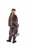 Giacca Corta Ecopelliccia Marrone donna Miss love - 2