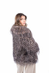 Cappotto in Ecopelliccia Marrone donna Miss love - 3