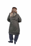 Piumino Lungo Ibrido Verde Militare donna Miss love - 3