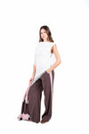 T-Shirt Asimmetrica con Pizzo donna Tensione in - 1