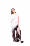 T-Shirt Asimmetrica con Pizzo donna Tensione in - 3