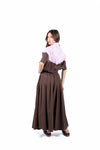 Bomber Crop Color Block Cioccolato/Rosa donna Tensione in - 3
