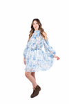 Abito Corto Floreale con Spalle Scoperte donna Tensione in - 5