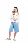 Bermuda Soft Touch effetto Denim donna Tensione in - 2