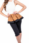 Pantaloni Capri Neri donna Tensione in - 1