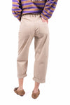 Pantaloni Sabbia con Elastico donna Tensione in - 2