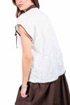 Gilet in Sangallo con Profili a Contrasto donna Maryley - 3