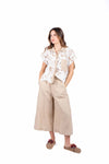 Pantaloni Wide Soft Sabbia donna Miss love - 4