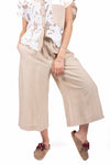 Pantaloni Wide Soft Sabbia donna Miss love - 5
