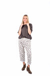 T-shirt Over con Arriccio Cioccolato donna Miss love - 3