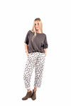 T-shirt Over con Arriccio Cioccolato donna Miss love - 2