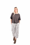 T-shirt Over con Arriccio Cioccolato donna Miss love - 6