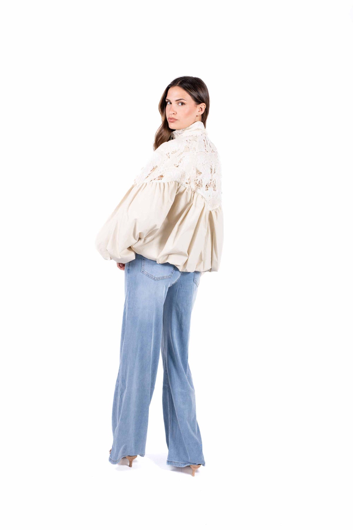 Giubbino Romantic Volume Sabbia donna Miss love - 5