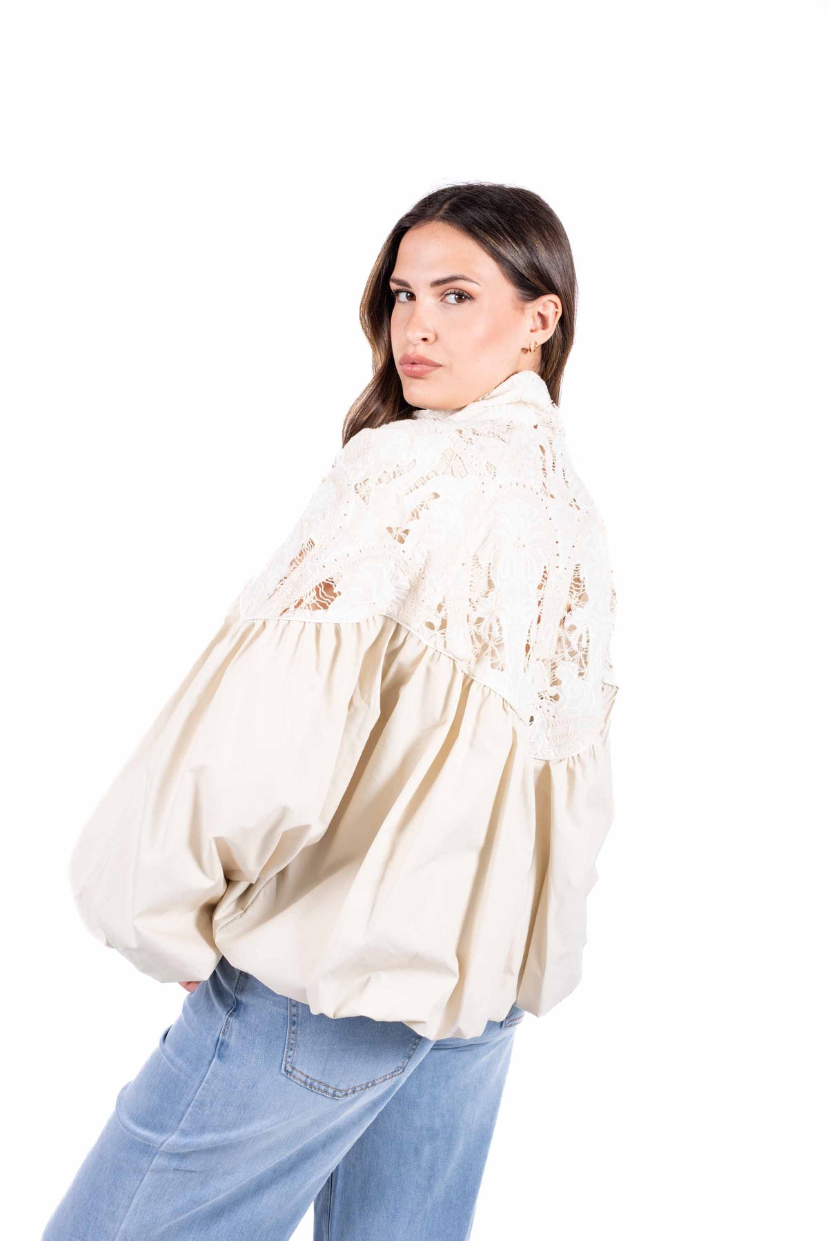 Giubbino Romantic Volume Sabbia donna Miss love - 3