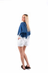 Shorts Bianco con Strass donna Miss love - 3