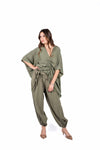 Blusa in Cupro Militare donna Miss love - 3